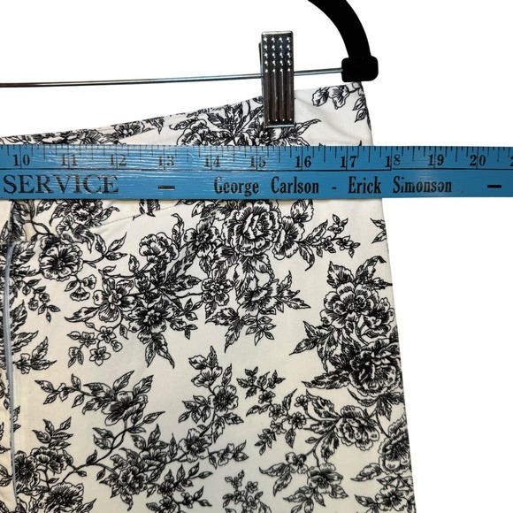 VTG‎ FIELD MANOR Modern Classics Floral Print Wide Leg Pants Women's Size 16 - Picture 7 of 9